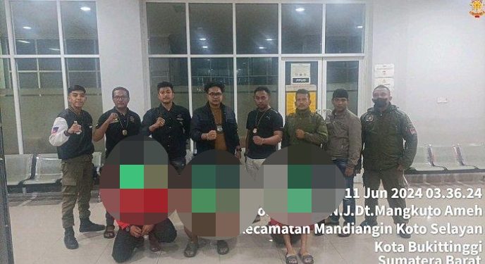 Tiga Pria Diduga Pelaku LGBT Ditangkap di Bukittinggi, Satpol PP Temukan Barang Bukti