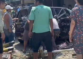 Kecelakaan Mobil di Rel Kereta Api Batang Anai, Satu Orang Luka Serius