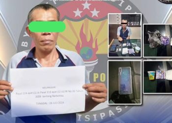 Seorang Lansia Kedapatan Simpan Narkotika Jenis Sabu, di Lima Puluh Kota Diringkus Polisi