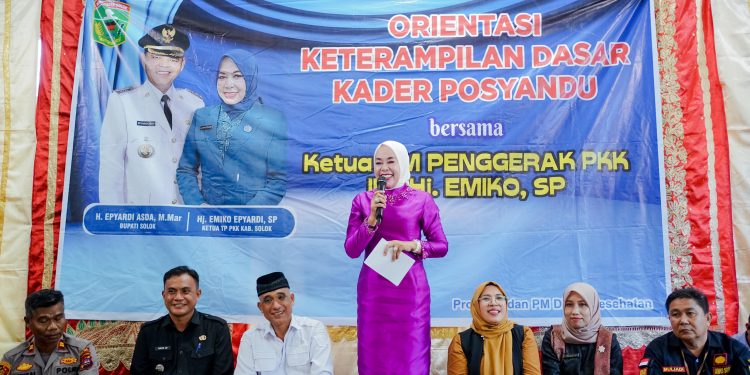 Pemkab Solok Gelar Orientasi Keterampilan Dasar Bagi Kader Posyandu dan KB di Sungai Lasi