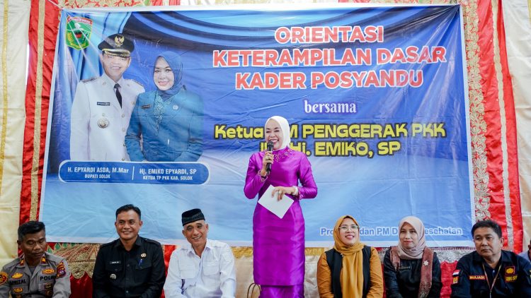 Pemkab Solok Gelar Orientasi Keterampilan Dasar Bagi Kader Posyandu dan KB di Sungai Lasi
