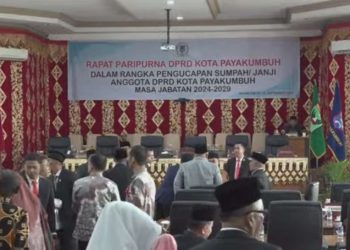 Pelantikan DPRD Kota Payakumbuh: Boy Sandy dan Febriadi Arifin Jadi Pimpinan Sementara