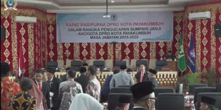 Pelantikan DPRD Kota Payakumbuh: Boy Sandy dan Febriadi Arifin Jadi Pimpinan Sementara