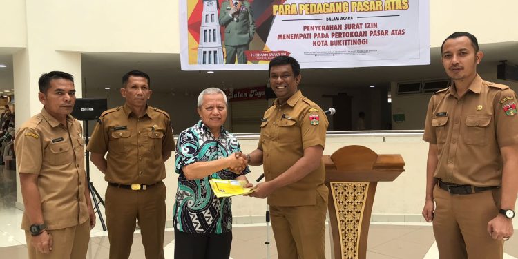 Pedagang Pasar Atas Bukittinggi Kini Bernafas Lega Setelah Penantian 4 Tahun