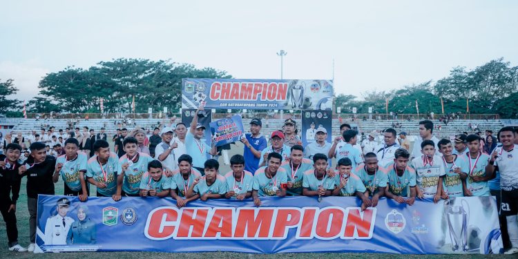 Kecamatan Kubung Keluar sebagai Juara Bupati Solok Cup III Tahun 2024