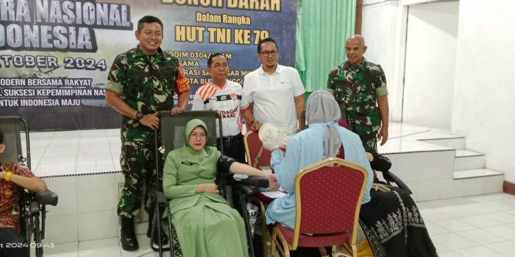 Dandim 0304/Agam: Donor Darah Terbesar di Bukittinggi