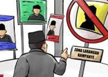 Bawaslu Bukittinggi: Tertibkan APK Pasangan Calon Pilkada Yang Langgar Aturan Pemasangan APK