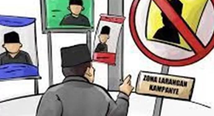 Bawaslu Bukittinggi: Tertibkan APK Pasangan Calon Pilkada Yang Langgar Aturan Pemasangan APK