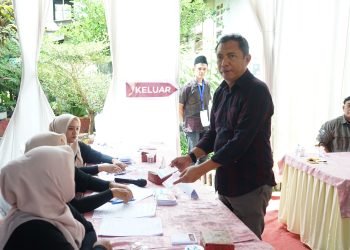 Diikuti Pjs.Bupati, KPU Kabupaten Solok Gelar Simulasi Pemungutan Dan Penghitungan Suara Pilkada Serentak 2024