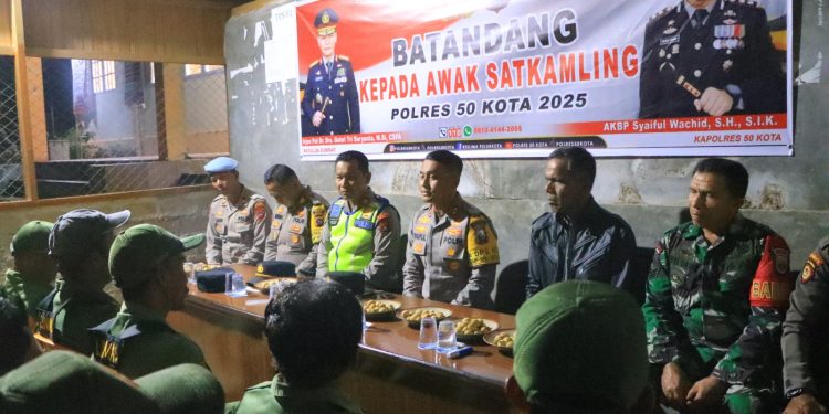 Kapolres 50 Kota Gelar Program Batandang, Revitalisasi Peran Satkamling di Kecamatan Harau