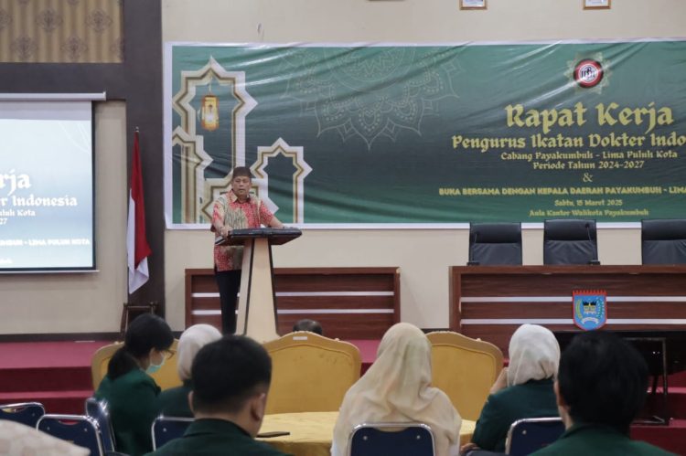 Pemko Payakumbuh Dukung Peningkatan Layanan Kesehatan, Wawako Hadiri Raker IDI Paliko