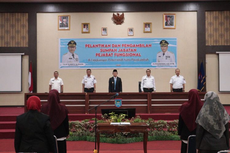 Wali Kota Payakumbuh Lantik 17 Pejabat Fungsional untuk Percepatan Birokrasi