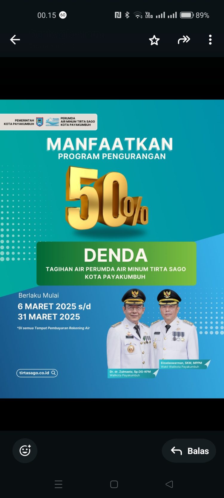Pamtigo Payakumbuh Luncurkan Program Keringanan Denda Menjelang Idul Fitri