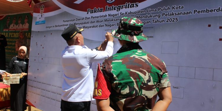 Kodim 0306/50 Kota Gelar Upacara Pembukaan Pra-TMMD Ke-124 Ta. 2025
