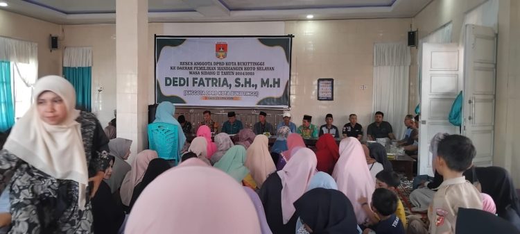 Reses Anggota DPRD Bukittinggi di MKS, Serap Aspirasi Warga dan Angkat Isu Banjir Hingga Lingkungan