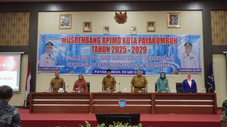 Pemko Payakumbuh Tetapkan Lima Misi Utama dalam RPJMD 2025–2029, Fokus pada Pembangunan Manusia dan Ekonomi Kompetitif