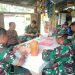 Warung Kopi Menjadi Tempat Silaturrahmi Bagi Personel Satgas TMMD Ke 124 Kodim 0306/50 Kota