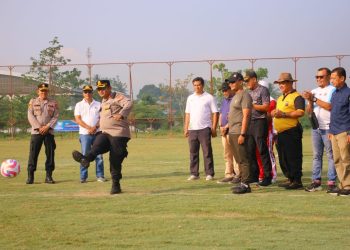 Polres Payakumbuh Gelar Turnamen Sepak Bola U-40 Antarinstansi Sambut Hari Bhayangkara ke-79