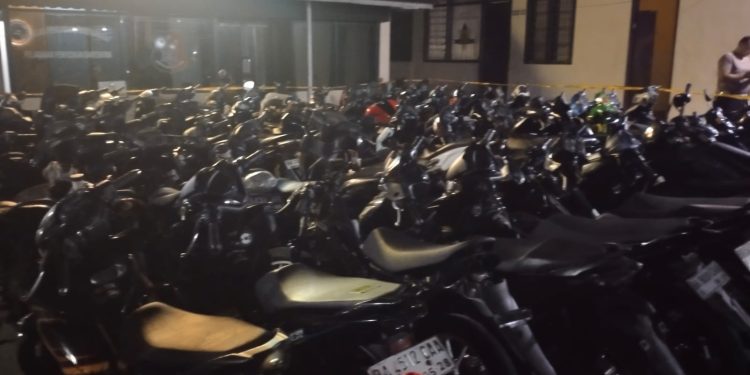 Polres Payakumbuh Amankan Puluhan Sepeda Motor Terindikasi Balap Liar