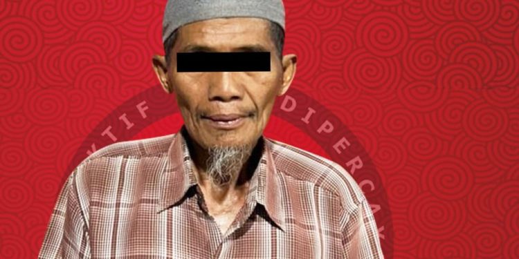 Kakek Bejat  Dihalaban Diamankan Pihak Berwajib,Di Duga Cabuli Cucu Kandung Usia 2,5 thn