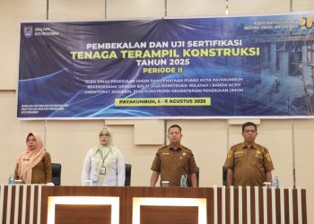 Dinas PUPR Kota Payakumbuh Laksanakan Uji Sertifikasi Tenaga Konstruksi