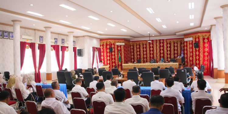 Zulmaeta Walikota Payakumbuh Sampaikan Jawaban Pandangan Umum Fraksi Fraksi DPRD