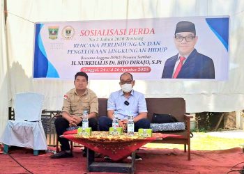 Aggota DPRD Provinsi,Nurkhalis Dt Bijo Dirajo Gelar Sosper Lingkungan Hidup Di Situjuah Banda Dalam