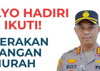 Polresta Bukittinggi Gelar Gerakan Pangan Murah, Beras dan Telur Dijual di Bawah Harga Pasar