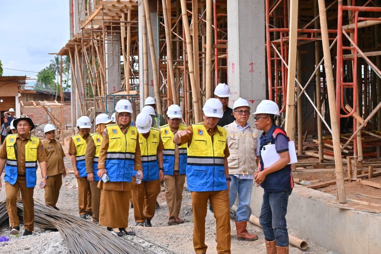 Melalui Tim Pembina Dan Pengawasan Jasa Kontruksi Pemko Payakumbuh Lakukan Monitoring Pembangunan Puskesmas Parit Rantang