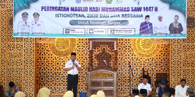 Wakil Walikota Payakumbuh Hadiri Acara Maulid Nabi Muhammad SAW,Di Masjid Istiqomah