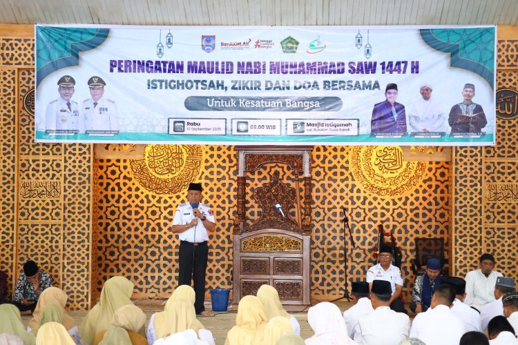 Wakil Walikota Payakumbuh Hadiri Acara Maulid Nabi Muhammad SAW,Di Masjid Istiqomah
