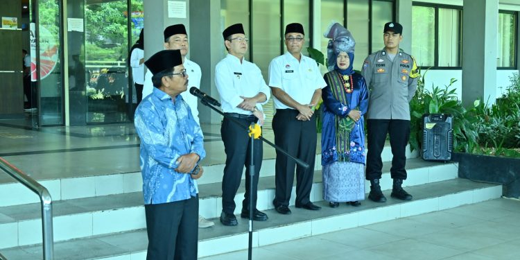 Arak Arakan Peserta Khatam Alquran Musholla Nurul Yaqin Balai Batuang,Disambut Hangat Walikota Dan Jajaran Di MPP
