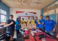 Penuh Empati,Zeki Oktariza Karini Salurkan Bantuan Korban Kebakaran Melalui, “Balai Wartawan