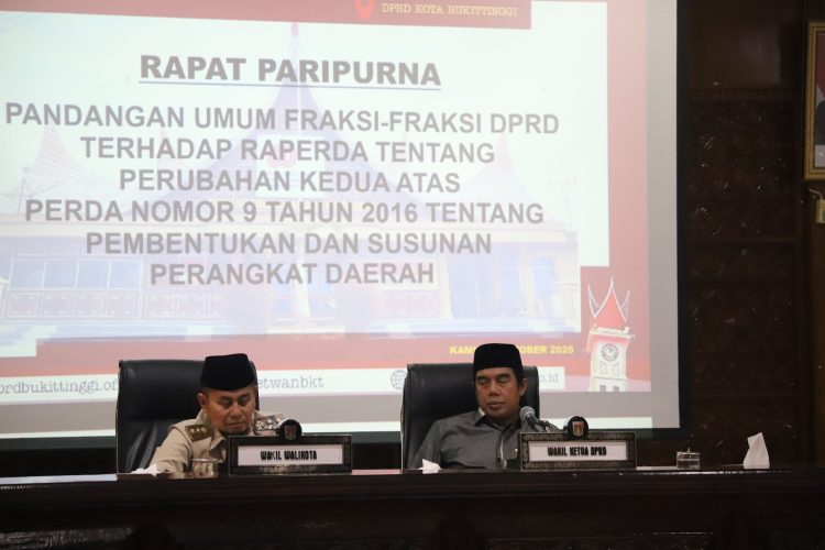 Fraksi-Fraksi Bedah Perubahan Perda, Dari Risiko Tumpang Tindih Hingga Bahaya Merger Dinas