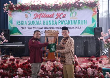 Walikota Zulmaeta Hadiri Annivesary Satu Dekade “10 thn” RSKIA Sukma Bunda