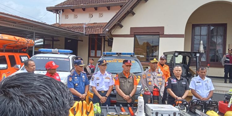 Apel Gabungan Hadapi Potensi Bencana di Bukittinggi Dihadiri Berbagai Unsur