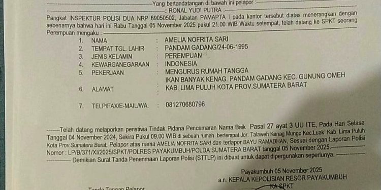Ibu Rumah Tangga Laporkan Dugaan Pencemaran Nama Baik, Imbas Isu Perselingkuhan yang Viral