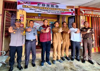 Direktorat Reserse Narkoba Polda Sumbar Asistensi Kampung Bebas Narkoba di Nagari Limbanang