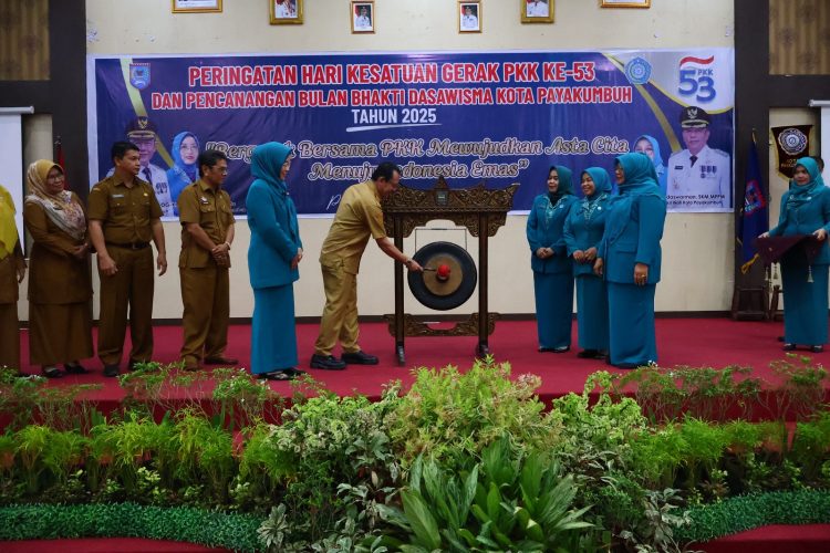 Peringatan Hari Kesatuan Gerak PKK (HKG) Ke-53 Digelar Di Aula Ngalau Balaikota Payakumbuh
