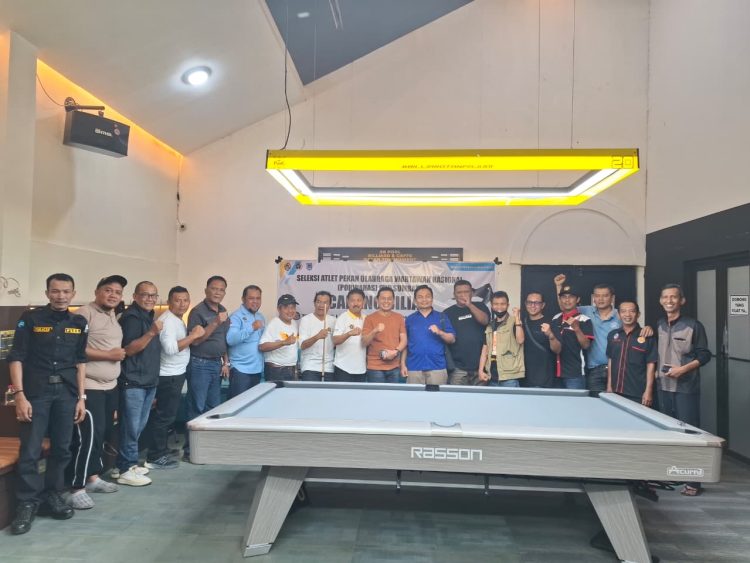 PWI Sumatra Barat Gelar Seleksi Porwanas Cabor Biliar di 36 Pool Billiard dan Cafe‎