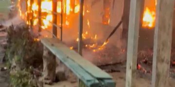 Rumah Warga di Jorong Rimbo Data Ludes Terbakar
