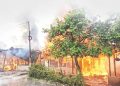 Kebakaran Hebat di Payakumbuh, Lima Bangunan Hangus dan Satu Warga Terluka