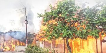 Kebakaran Hebat di Payakumbuh, Lima Bangunan Hangus dan Satu Warga Terluka