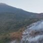 Kebakaran hutan dan lahan di lereng Gunung Ciremai, Kabupaten Kuningan. (Foto: ANTARA/HO BPBD Kabupaten Kuningan)
