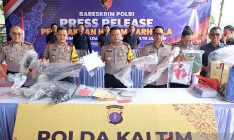 Polda Kaltim Tetapkan 33 Tersangka Kasus Karhutla. (Foto: Dok. ANTARA)