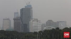 Polutan Jakarta Menurun, DLH Soroti Peran Modifikasi Cuaca. (Foto: Dok. CNN Indonesia)